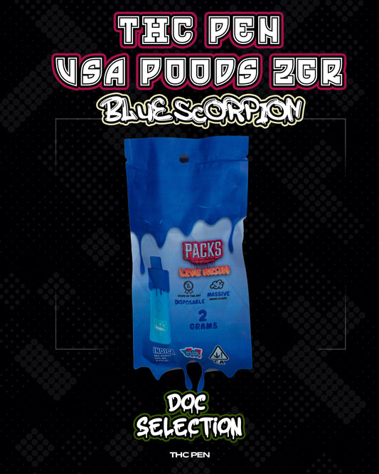 𝙏𝙃𝘾 𝙑𝘼𝙋𝙀 2gr 𝘽𝙮 𝙋𝘼𝘾𝙆𝙎 𝙋𝙊𝙊𝘿𝙎 - 𝘽𝙇𝙐𝙀 𝙎𝙇𝙐𝙍𝙋𝙄𝙀